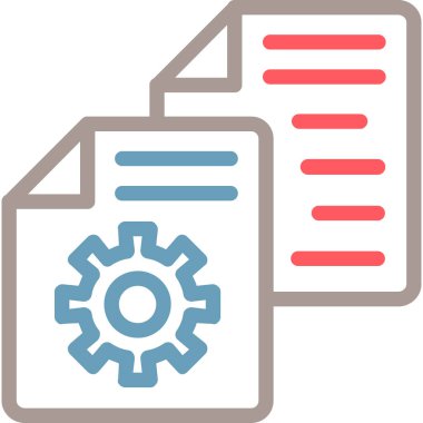 Dosya. Web simgesi basit illüstrasyon