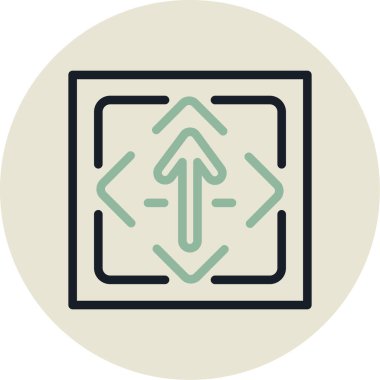 ok simgesi vektör illüstrasyonu