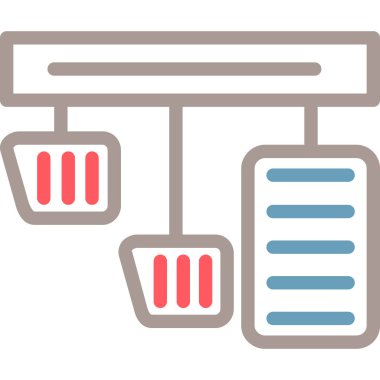 düz biçimli veri analiz veri simgesi