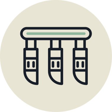 Bir kitap simgesinin vektör illüstrasyonu