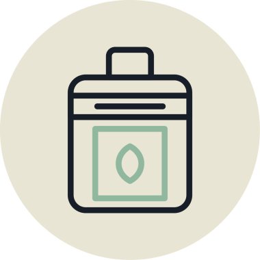 Benzersiz parfüm vektörü simgesi