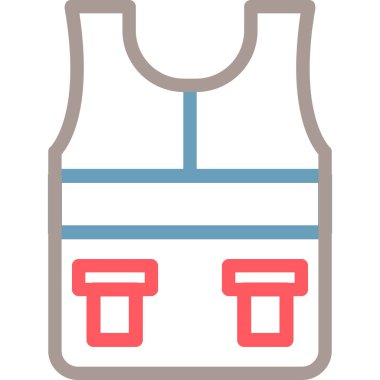 Giysiler moda simgesi - taslak biçimi