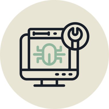 seo modern simgesinin vektör illüstrasyonu