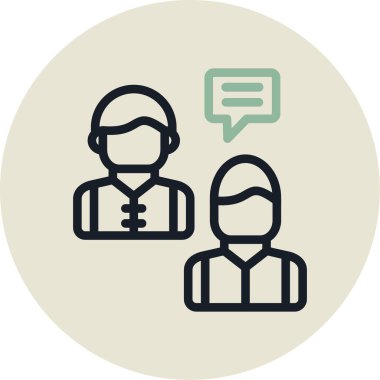 Modern simgenin vektör illüstrasyonu