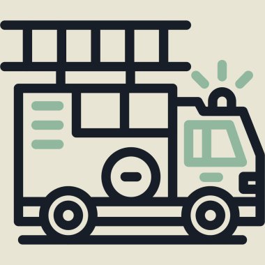 kamyon simgesi çizimi