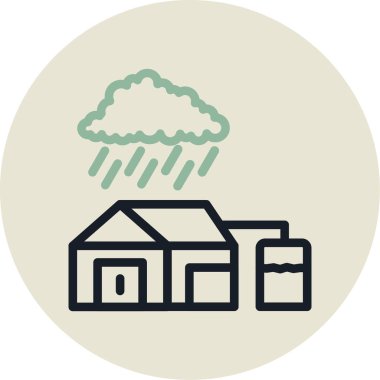 ev simgesi vektör illüstrasyonu