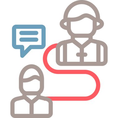 Doktor. Web simgesi basit illüstrasyon