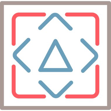 yön ok simgesi, vektör illüstrasyonu