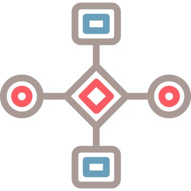 bağlantı bağlantı bağlantı simgesi (full - outline biçimi)