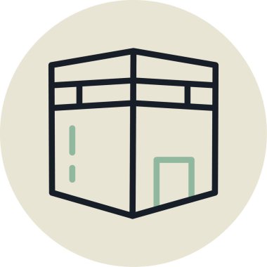 Yapı simgesinin vektör illüstrasyonu