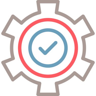 dişli vektör simgesi modern basit illüstrasyon