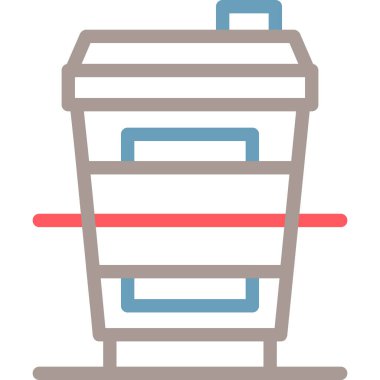 Sepet alışverişi web simgesi vektör illüstrasyonu