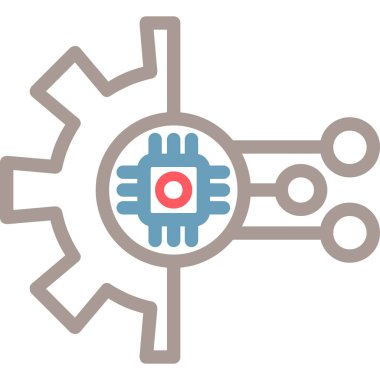 Dişliler. Web simgesi basit tasarım