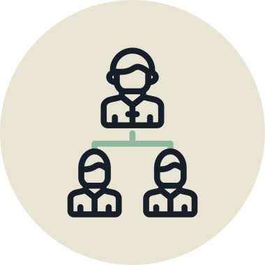 iş simgesi vektör illüstrasyonu