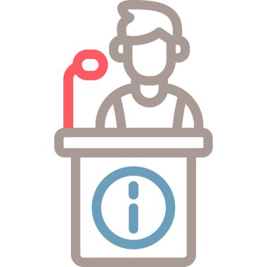 İş adamı. Basit tasarım