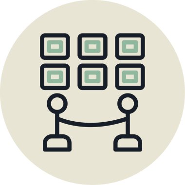 Bağlantı. Web simgesi basit tasarım