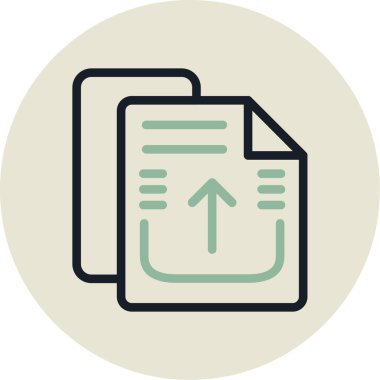 vektör belgesi web simgesi