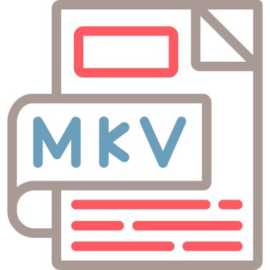 dosya biçimi simgesi, vektör illüstrasyonu