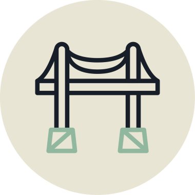 Salla. Web simgesi basit illüstrasyon