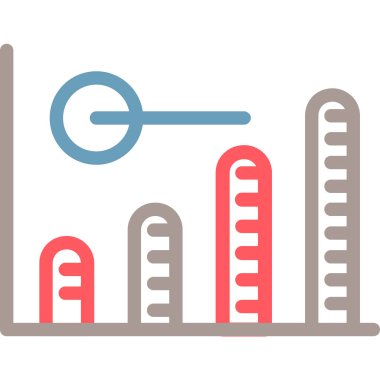 Bar çizelgesi. simge tasarımı