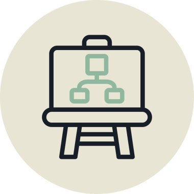 Bilgisayar. Web simgesi basit illüstrasyon