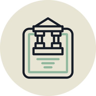 modern simge vektör illüstrasyonu