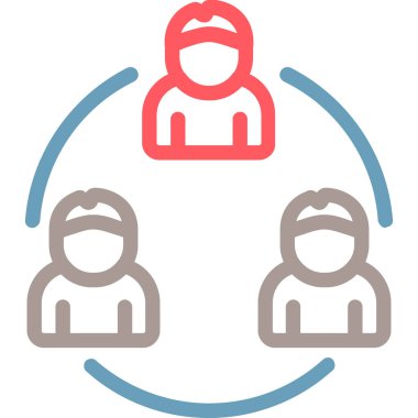 İnsan simgesinin vektör illüstrasyonu