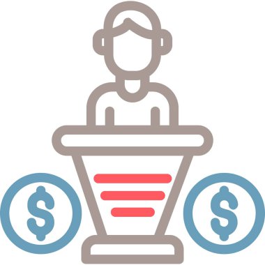 İş büyüme düz kutsal kişilerin resmi, vektör çizim