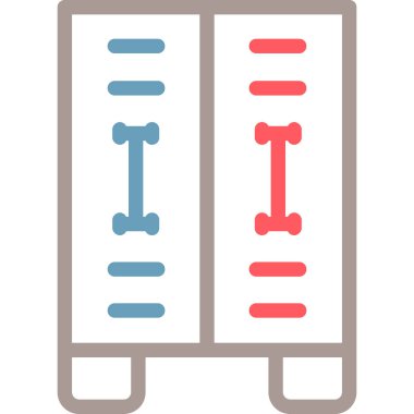 Ağ Sunucusu. Basit illüstrasyon