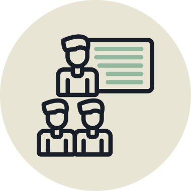 takım vektör simgesi modern basit illüstrasyon