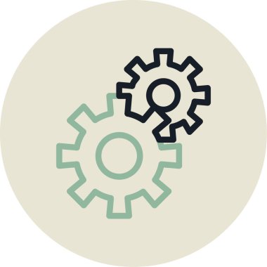 Vektör ayarı Simge illüstrasyonu