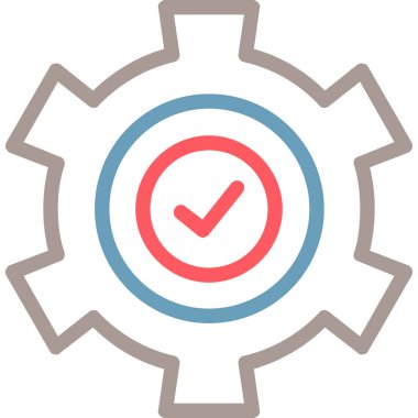 Teçhizat Web simgesi basit illüstrasyon