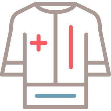 shirt simgesi vektör illüstrasyonu