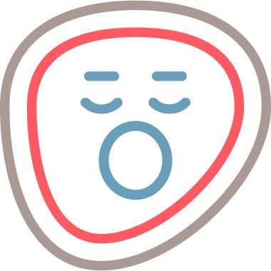 Yüz simgesi vektör illüstrasyonu