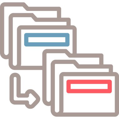 Dizin web simgesi basit illüstrasyon