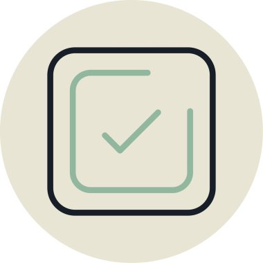 İşaret simgesini işaretle. vektör tasarımı illüstrasyonu