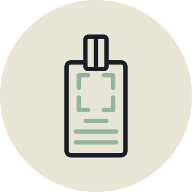 Güzellik ve vücut simgelerinin vektör çizimi.