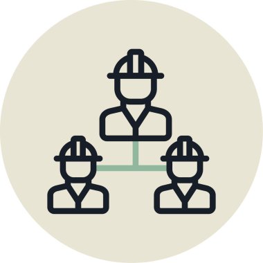 İnsan simgesinin vektör illüstrasyonu