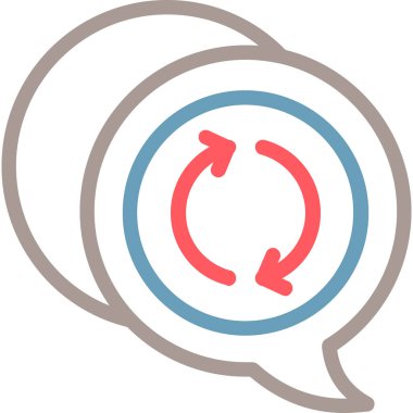 Yenile. Web simgesi basit illüstrasyon