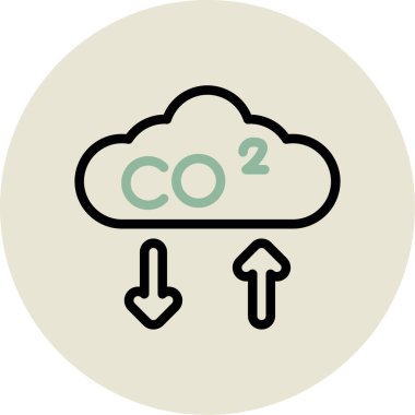 Yardımcı 2 simgesi. Bulut simgesi. Bulut simgesinin vektör illüstrasyonu