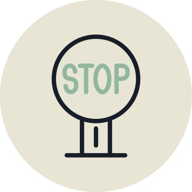 Çember işareti simgesinin gösterimi