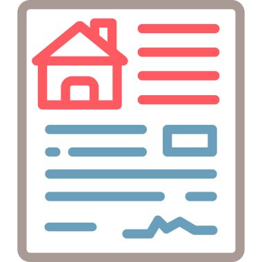 Ev simgesi vektör illüstrasyonu