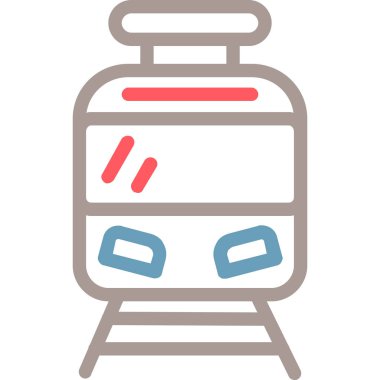 tren simgesi vektör illüstrasyonu