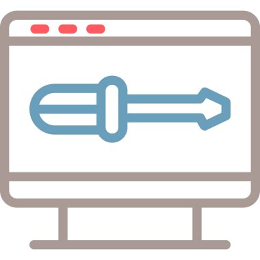 Geliştirme için web tasarım simgesi