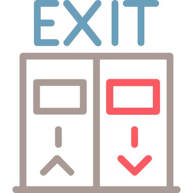 Çıkış çıkış simgesi tam biçiminde