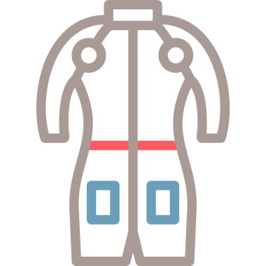 Tek bir simgenin vektör illüstrasyonu