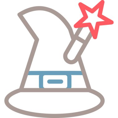 Şapka simgesi vektör illüstrasyonu