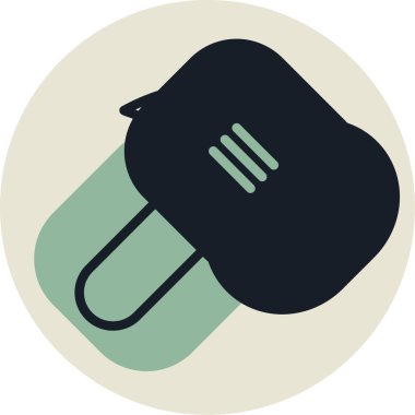 pişirme pan simgesi, vektör çizim