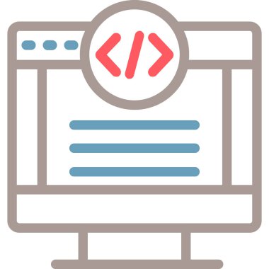 programlama kodlama simgesi