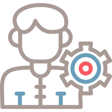 iş vektörü illüstrasyonu, simge